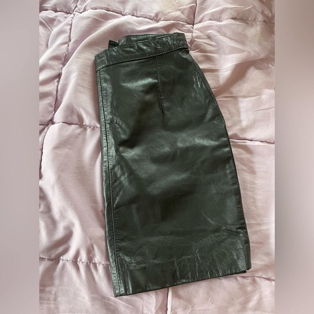 Leather skirt Size 2